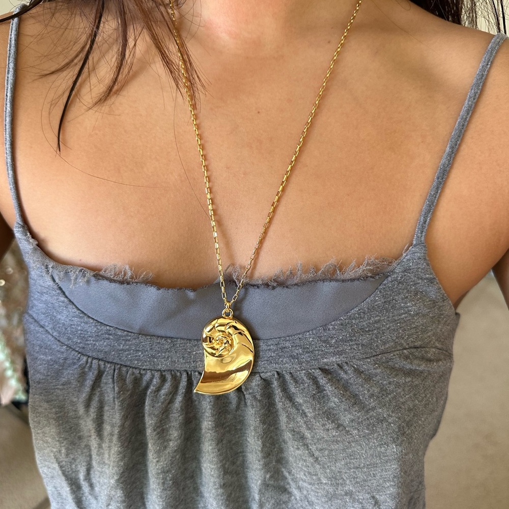 Jenny Bird Dylan Pendant in Gold.